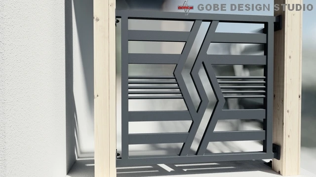nowoczesne balustrady tarasowe model Gobe 369 191