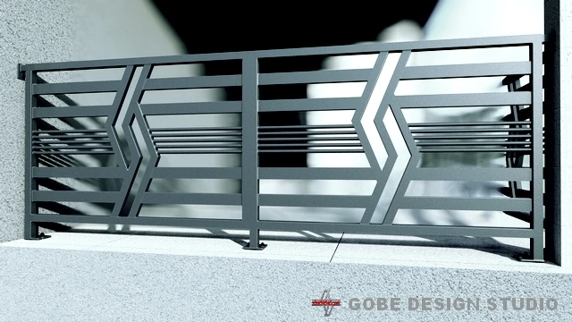 nowoczesne balustrady  model Gobe 369 68