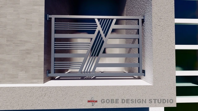 nowoczesne balustrady do węki model Gobe 374