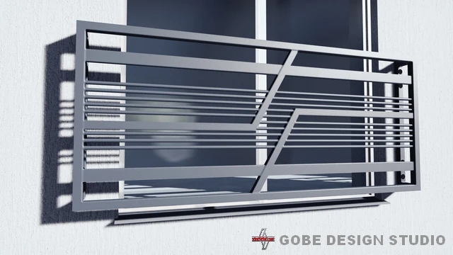 nowoczesne balustrady tarasowe model Gobe 379 99 