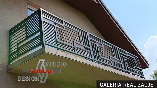 OBalustrada na kafelkowanym balkonie model 364 Gobe