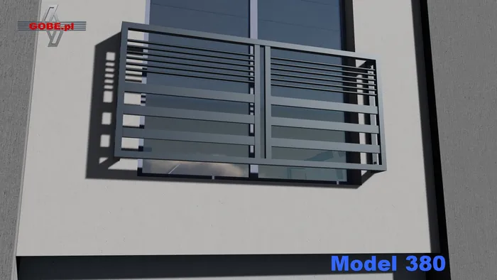 Moderne Gobe 380 Fassadenbrüstungen
